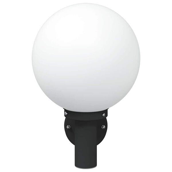 vidaXL Venkovn&iacute; n&aacute;stěnn&eacute; sv&iacute;tidlo Čern&aacute; 28 x 25 x 38 cm