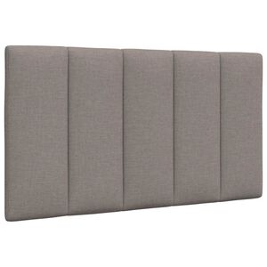 vidaXL Pol&scaron;t&aacute;ř na čelo postele Hanko taupe 80 cm textil