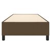 vidaXL R&aacute;m postele s boxspringem tmavě hněd&aacute; 80 x 200 cm textil