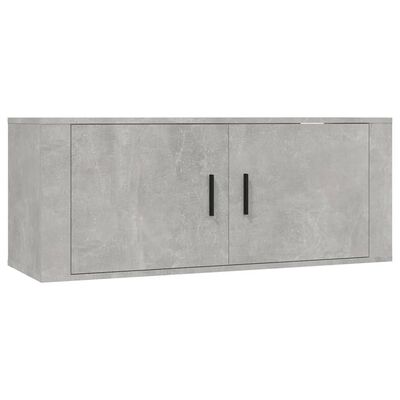 vidaXL 2dílný set TV skříněk betonově šedý kompozitní dřevo