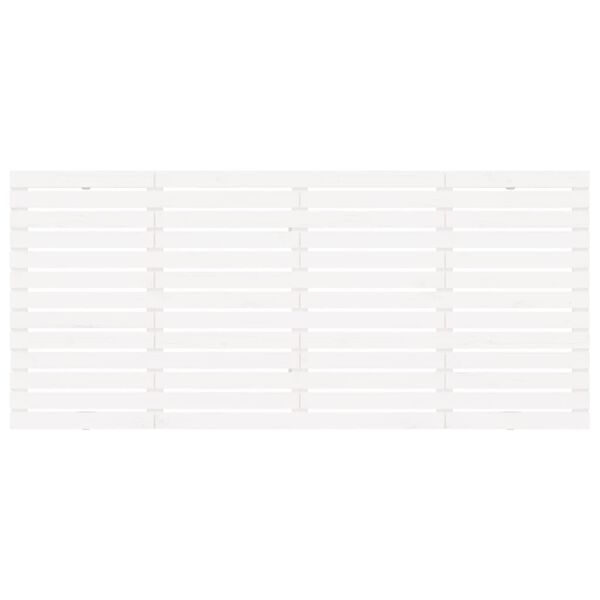vidaXL N&aacute;stěnn&eacute; čelo postele b&iacute;l&eacute; 206x3x91,5 cm masivn&iacute; borov&eacute; dřevo