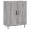 vidaXL Skř&iacute;ň highboard &scaron;ed&aacute; sonoma 69,5 x 34 x 180 cm kompozitn&iacute; dřevo