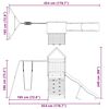 vidaXL Dětsk&eacute; hři&scaron;tě na zahradu masivn&iacute; dřevo douglasky