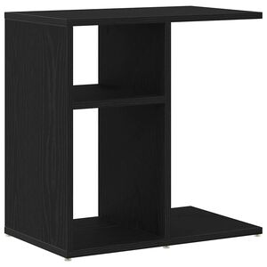 vidaXL Bočn&iacute; stůl Čern&yacute; dub 50 x 30 x 50 cm kompozitn&iacute; dřevo