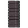 vidaXL Ručn&iacute;ky FROGN 10 ks antracitov&eacute; 50x100 cm 360 g/m&sup2;