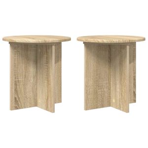 vidaXL Stojan na rostliny 2 pcs Dub sonoma 40 x 40 x 40 cm