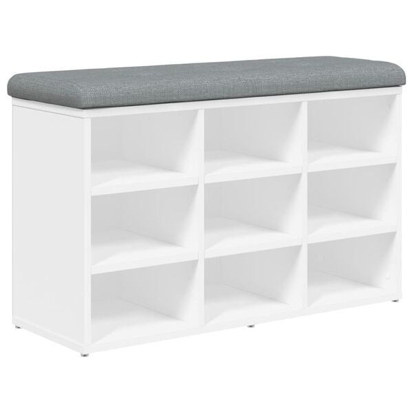 vidaXL Botn&iacute;k b&iacute;l&yacute; 82 x 32 x 50 cm, dřevo