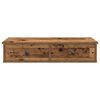 vidaXL N&aacute;stěnn&aacute; police se z&aacute;suvkami old wood 80 x 31 x 17 cm kompozit