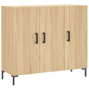 vidaXL Př&iacute;born&iacute;k dub sonoma 90 x 34 x 80 cm kompozitn&iacute; dřevo