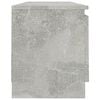 vidaXL TV stolek betonově &scaron;ed&yacute; 120 x 30 x 35,5 cm dřevotř&iacute;ska