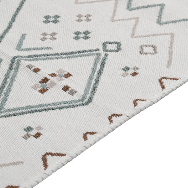 vidaXL Koberec b&eacute;žovomodr&yacute; 120 x 180 cm bavlna