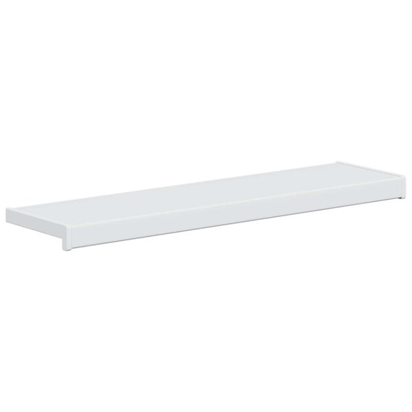 vidaXL Parapet okna B&iacute;l&aacute; 80 x 25 x 4,5 cm PVC