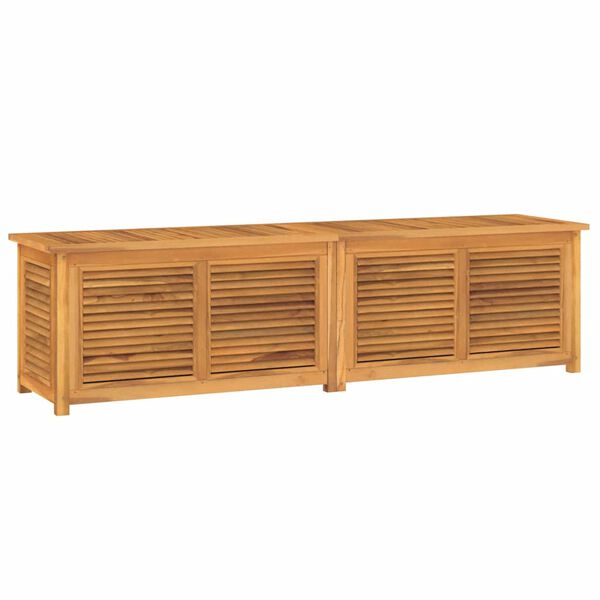 vidaXL Zahradní úložný box s vložkou 200 x 50 x 55 cm masivní teak
