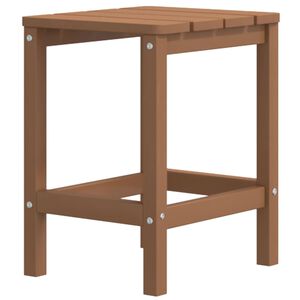vidaXL Zahradn&iacute; stolek Adirondack hněd&yacute; 38 x 38 x 46 cm HDPE