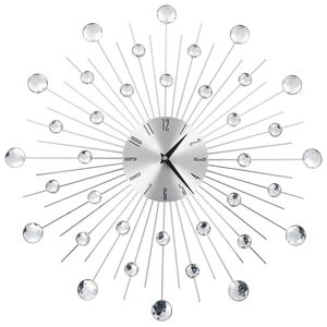 vidaXL N&aacute;stěnn&eacute; hodiny se strojkem Quartz 50 cm modern&iacute; design