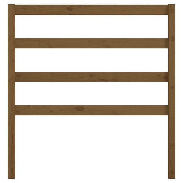vidaXL Čelo postele medově hněd&eacute; 106 x 4 x 100 cm masivn&iacute; borovice