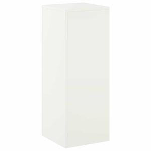 vidaXL Stojan na rostliny B&iacute;l&aacute; 30 x 30 x 80 cm Ocel