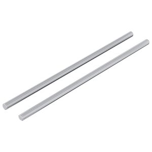 vidaXL Z&aacute;vitov&aacute; tyč 2 pcs Stř&iacute;brn&aacute; 6 x 170 mm Ocel