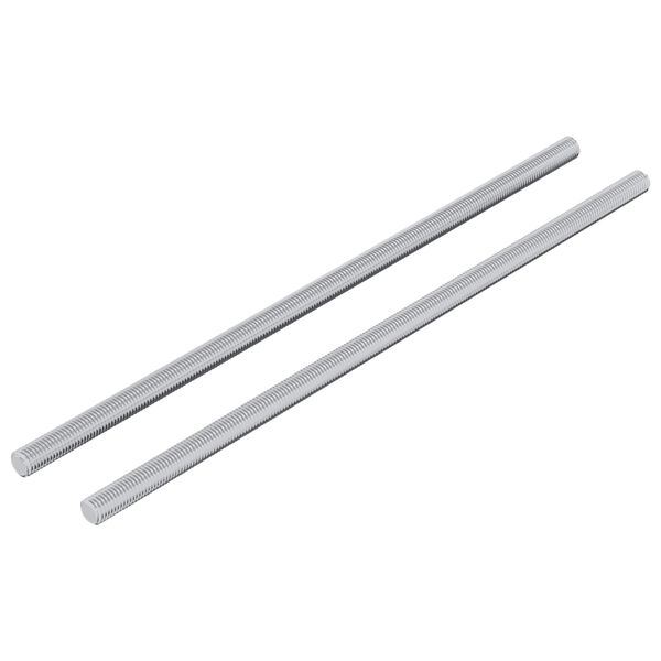 vidaXL Z&aacute;vitov&aacute; tyč 2 pcs Stř&iacute;brn&aacute; 6 x 170 mm Ocel