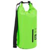 vidaXL Nepromokav&yacute; vak se zipem zelen&yacute; 20 l PVC