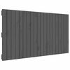 vidaXL N&aacute;stěnn&eacute; čelo postele &scaron;ed&eacute; 127,5x3x60 cm masivn&iacute; borov&eacute; dřevo