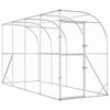 vidaXL Kurn&iacute;k proti zdi Stř&iacute;brn&aacute; 600 x 150 x 215 cm Pozinkovan&aacute; ocel