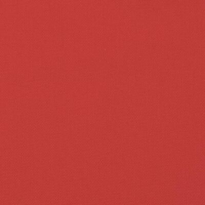 vidaXL Poduška na zahradní lavici červená 150x50x7 cm oxfordská látka
