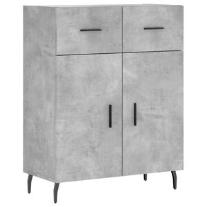 vidaXL Př&iacute;born&iacute;k betonově &scaron;ed&yacute; 69,5 x 34 x 90 cm kompozitn&iacute; dřevo