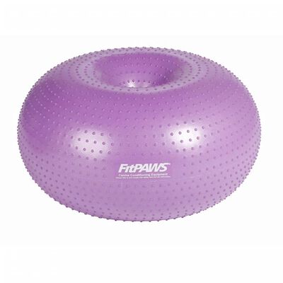 FitPAWS Balanční míč pro domácí mazlíčky TRAX Donut 55 cm fialový