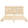 vidaXL R&aacute;m postele s čelem 200 x 200 cm masivn&iacute; borov&eacute; dřevo
