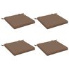 vidaXL Polstry ve 4 kusech SOEST 4 ks 100% polyester Taupe