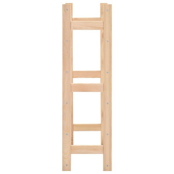 vidaXL Stojan na víno na 30 lahví borové dřevo