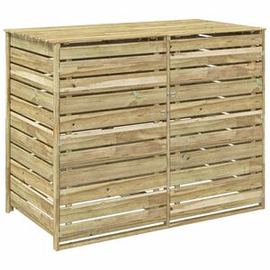 vidaXL &Uacute;ložn&yacute; prostor pro popelnice pro 2 n&aacute;doby 240 L