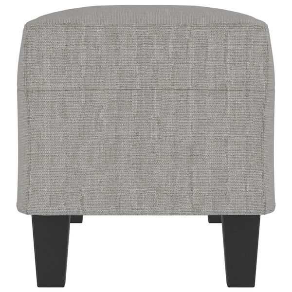 vidaXL Lavice světle &scaron;ed&aacute; 100 x 35 x 41 cm textil