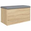 vidaXL &Uacute;ložn&aacute; lavice dub sonoma 82 x 42 x 45 cm konstrukčn&iacute; dřevo