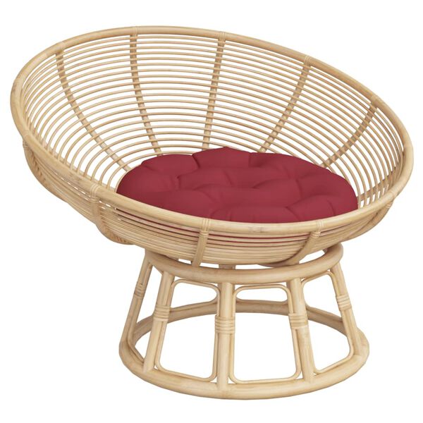 vidaXL Kulat&yacute; sed&aacute;k v&iacute;nov&yacute; &Oslash; 60 x 11 cm oxfordsk&aacute; tkanina