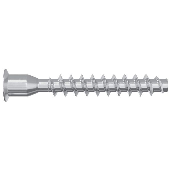 vidaXL Confirmat &scaron;rouby 2 pcs Stř&iacute;brn&aacute; &Oslash;7 x 50 mm Kov