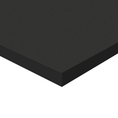 vidaXL Přídavné police 8 ks černé 60 x 30 x 1,5 cm dřevotříska
