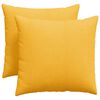 vidaXL Pohovkov&eacute; pol&scaron;t&aacute;ře 2 pcs Světl&aacute; žlut&aacute; 50 x 50 cm
