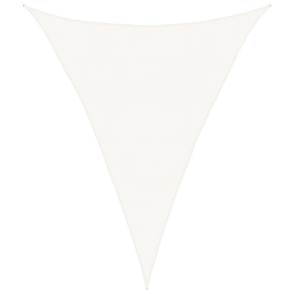 vidaXL Plachta proti slunci 160 g/m&sup2; b&iacute;l&aacute; 5 x 6 x 6 m HDPE