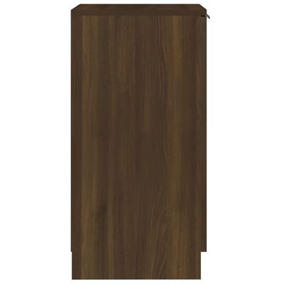 vidaXL Botník hnědý dub 30 x 35 x 70 cm kompozitní dřevo
