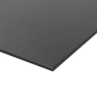 vidaXL Nástěnná magnetická černá tabule skleněná 60 x 40 cm