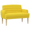 vidaXL Pohovka s knofl&iacute;kov&yacute;m pro&scaron;&iacute;v&aacute;n&iacute;m Světle žlut&aacute; 116 x 67 x 80 cm