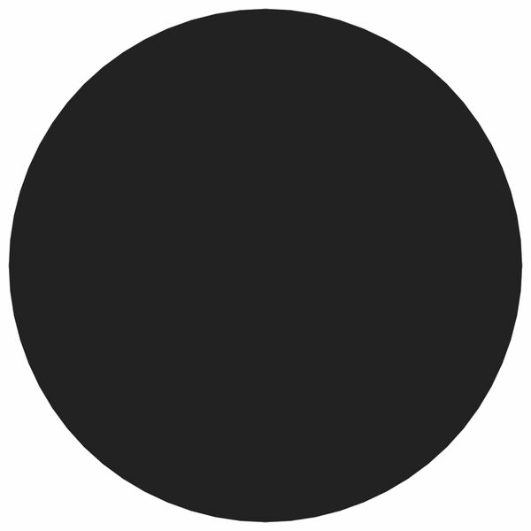 vidaXL Lepic&iacute; kryt &scaron;roubu 12 pcs Čern&aacute; &Oslash; 20 x 0,5 mm Potahovan&yacute; pap&iacute;r