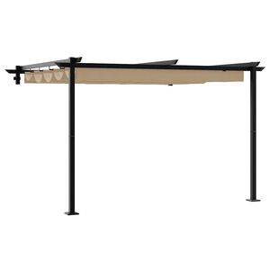 vidaXL Alt&aacute;n 300 x 300 x 200 cm Taupe Polyester
