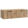 vidaXL N&aacute;stěnn&aacute; TV skř&iacute;ň 98 x 41 x 30 cm Dub artisan Kompozitn&iacute; dřevo