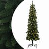 vidaXL Uměl&yacute; &scaron;t&iacute;hl&yacute; v&aacute;nočn&iacute; strom 150 cm 150 LED Tepl&aacute; b&iacute;l&aacute; PVC Zelen&aacute;