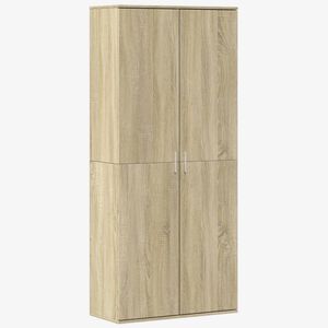 vidaXL Skř&iacute;ň highboard dub sonoma 80 x 35 x 180 cm kompozitn&iacute; dřevo