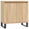 vidaXL Koupelnov&aacute; skř&iacute;ňka dub sonoma 58 x 33 x 60 cm kompozitn&iacute; dřevo