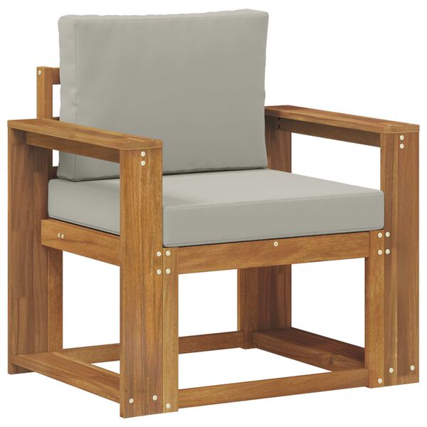 vidaXL Venkovn&iacute; pohovka Masivn&iacute; ak&aacute;ciov&eacute; dřevo a polyester